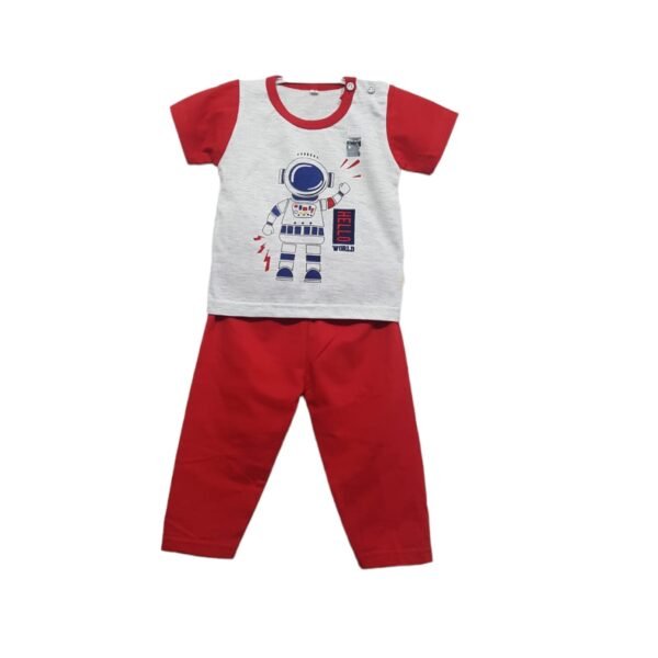 Uaka Setelan Oblong Tangan Pendek Motif Astronot 41/616127 - Image 2