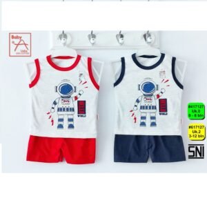 Uaka Setelan Singlet Motif Astronot 41/617127