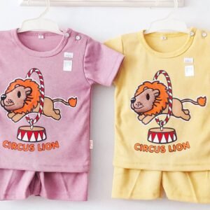 Uaka Setelan Oblong Pendek Motif Circus Lion 41/618136