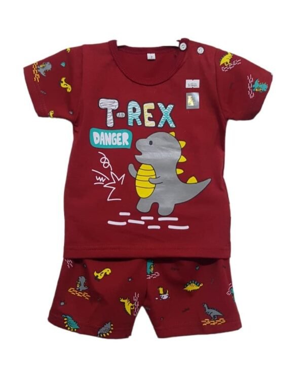 Uaka Setelan Oblong Pendek Motif T-Rex 41/618804 - Image 3