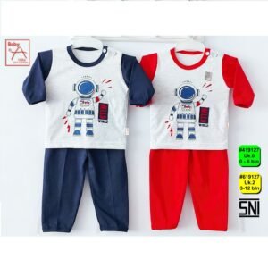 Uaka Setelan Oblong Panjang Motif Astronot 41/619127