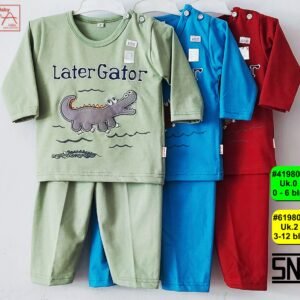 Uaka Setelan Oblong Panjang Motif Later Gator 41/619805
