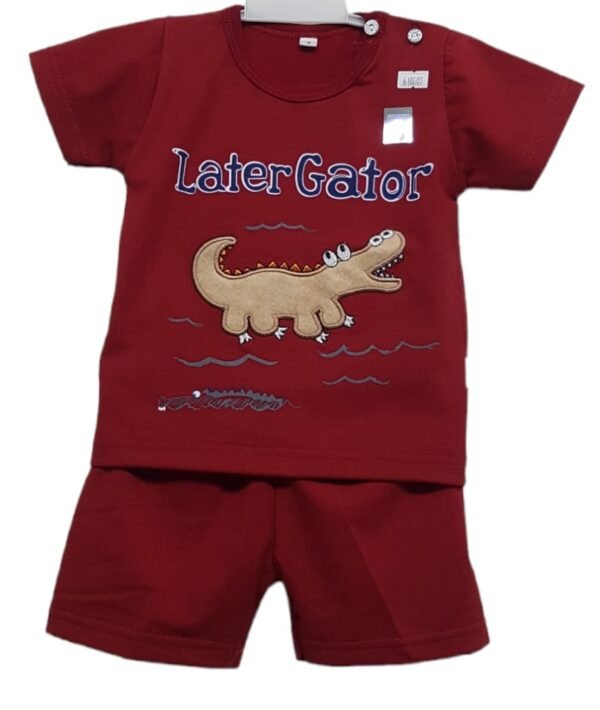Uaka Setelan Oblong Pendek Motif Later Gator 41/618805 - Image 2