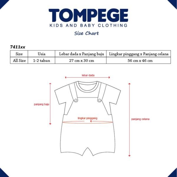 Tompege Jumpsuit Anak Laki-Laki TP-741122 - Image 4