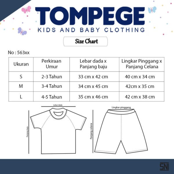 Tompege Setelan Oblong Anak Laki-Laki TP-56311 - Image 4