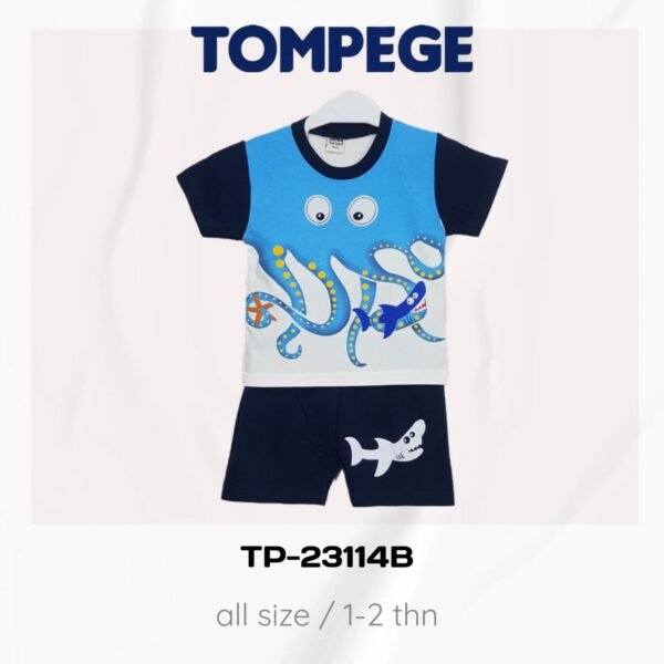 Tompege Setelan Oblong Baju Anak Laki Cowok TP-23114B - Image 3