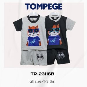 Tompege Setelan Oblong Baju Anak Laki Cowok TP-23116B