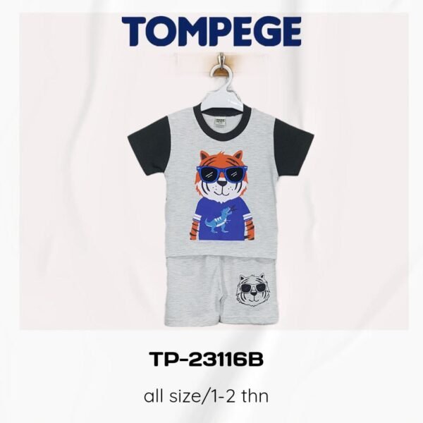 Tompege Setelan Oblong Baju Anak Laki Cowok TP-23116B - Image 2