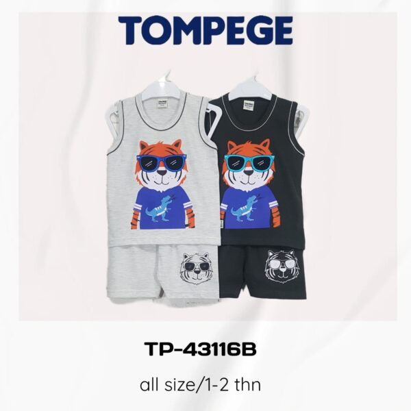Setelan Singlet Anak Laki/Cowok Tompege TP-43116B