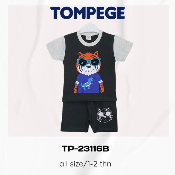 Tompege Setelan Oblong Baju Anak Laki Cowok TP-23116B - Image 3