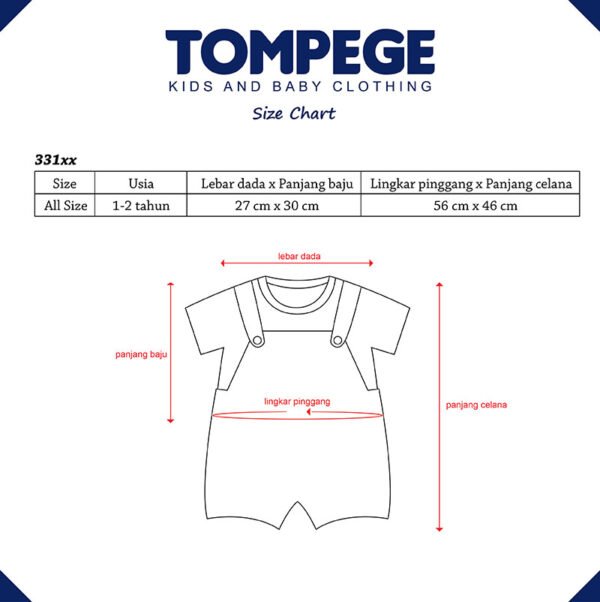 Tompege Jumpsuit Anak Laki Cowok TP-33116B - Image 4