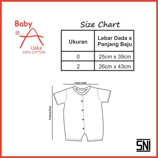 Uaka Babydoll Pendek Kancing Depan Motif Dino 41/618201 - Image 4