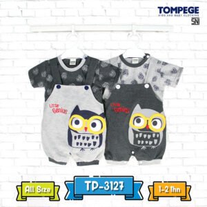 Tompege Setelan Jumpsuit Baju Anak Laki Cowok  TP-3127B