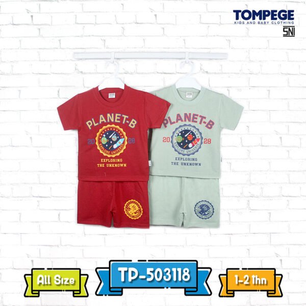 Tompege Setelan Kaos Anak Laki TP-503118