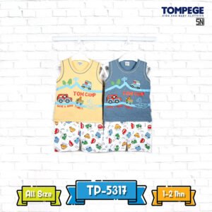Tompege Setelan Singlet Anak Laki/Cowok TP-5317