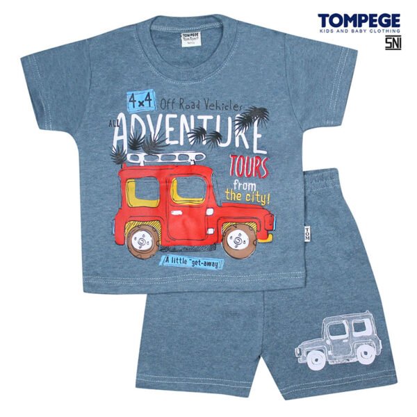 Setelan Kaos Oblong Anak Laki-Laki Tompege TP-5421 - Image 2