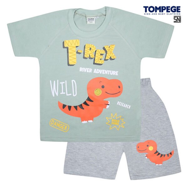 Tompege Setelan Oblong Baju Anak Laki Cowok TP-56309 - Image 2