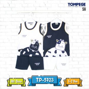 Tompege Setelan Singlet Baju Anak Laki Cowok TP-5723