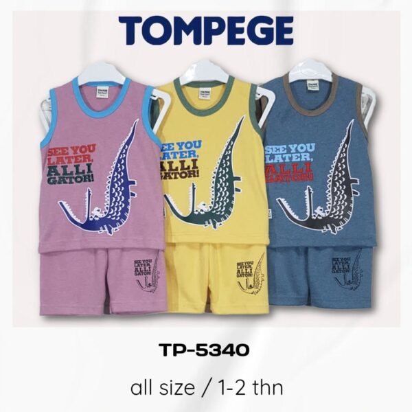 Setelan Singlet Anak Laki Cowok Tompege TP-5340