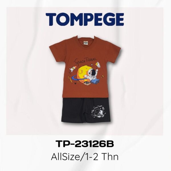 Setelan Oblong Anak Laki Cowok Tompege TP-23126B - Image 2