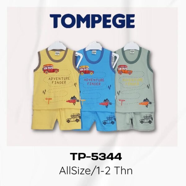 Setelan Singlet Anak Laki Cowok Tompege TP-5344
