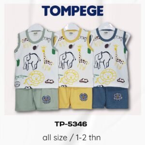 Setelan Singlet Anak Laki Cowok Tompege TP-5346