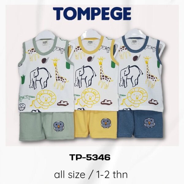 Setelan Singlet Anak Laki Cowok Tompege TP-5346