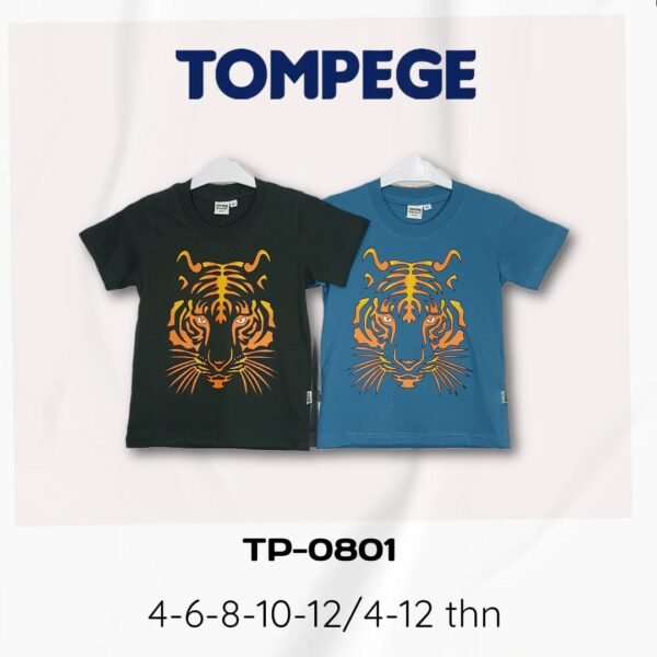 Tompege Kaos Atasan Oblong Anak Laki Cowok TP-0801 - Image 2