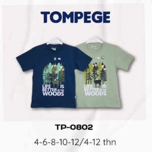 Tompege Kaos Atasan Oblong Anak Laki Cowok TP-0802