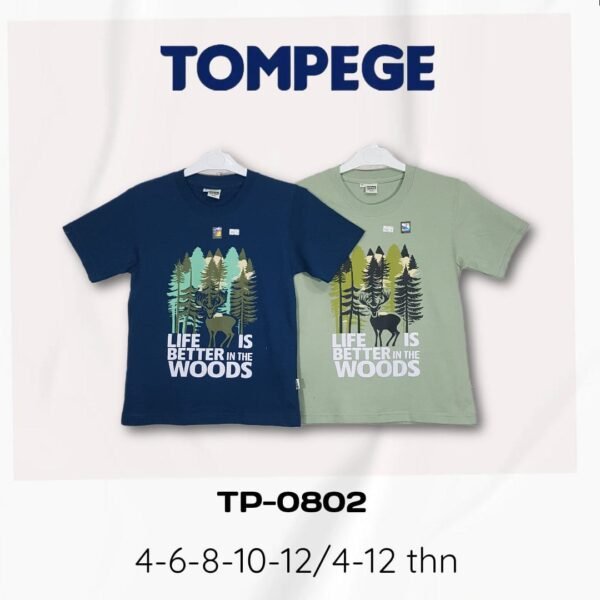 Tompege Kaos Atasan Oblong Anak Laki Cowok TP-0802