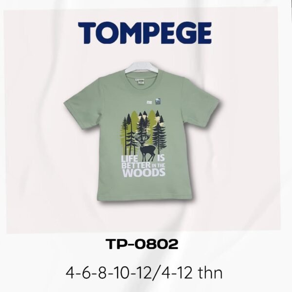 Tompege Kaos Atasan Oblong Anak Laki Cowok TP-0802 - Image 3