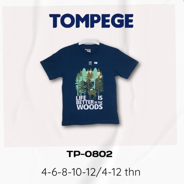 Tompege Kaos Atasan Oblong Anak Laki Cowok TP-0802 - Image 2