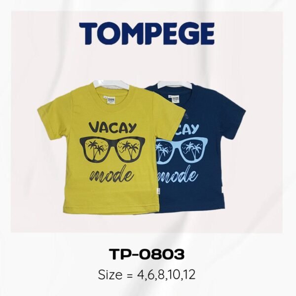 Tompege Kaos Atasan Oblong Anak Laki Cowok TP-0803 - Image 2