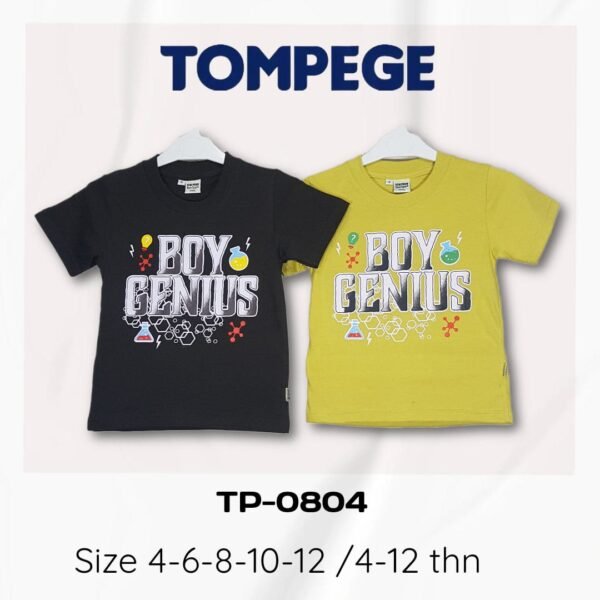 Tompege Kaos Atasan Oblong Anak Laki Cowok TP-0804