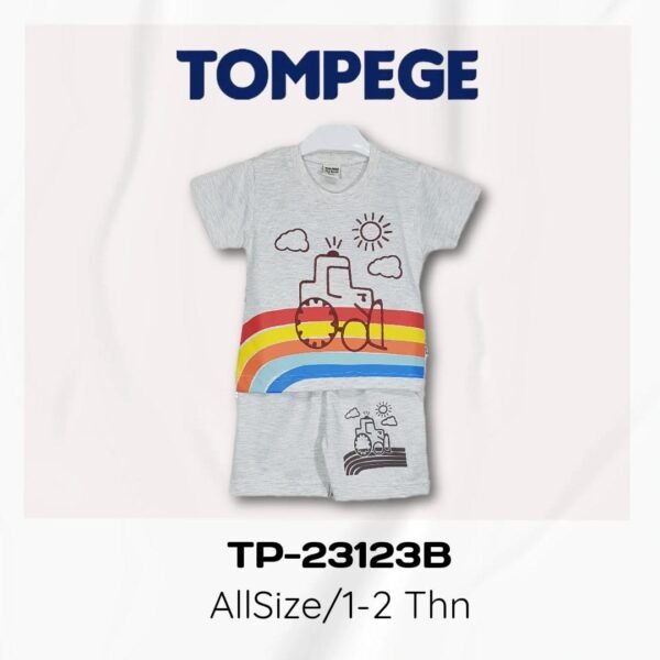 Setelan Oblong Anak Laki Cowok Tompege TP-23123B - Image 2