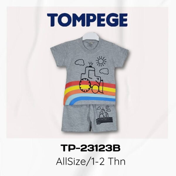 Setelan Oblong Anak Laki Cowok Tompege TP-23123B - Image 3