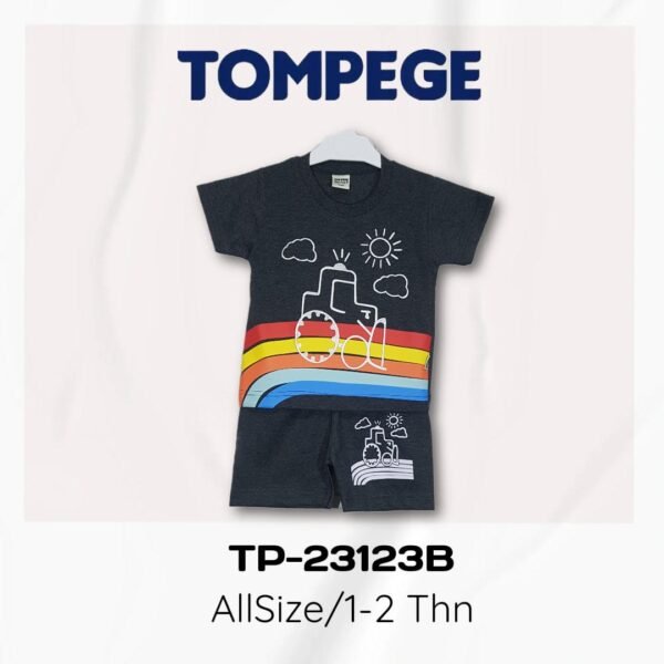 Setelan Oblong Anak Laki Cowok Tompege TP-23123B - Image 4