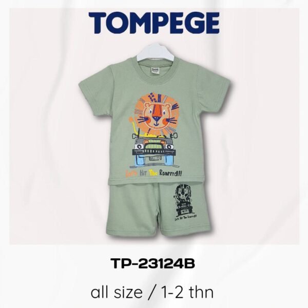 Setelan Oblong Anak Laki Cowok Tompege TP-23124B - Image 2