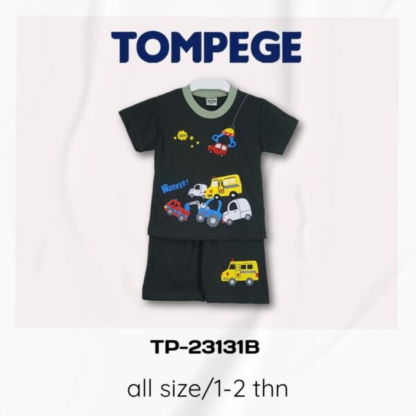 Setelan Oblong Anak Laki Cowok Tompege TP-23131B - Image 3