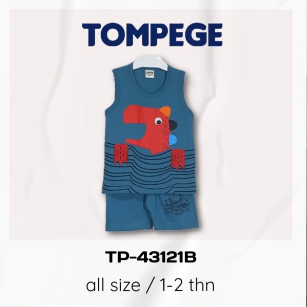 Setelan Singlet Anak Laki Cowok Tompege TP-43121B - Image 2