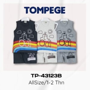 Setelan Singlet Anak Laki Cowok Tompege TP-43123B