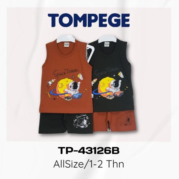 Setelan Singlet Anak Laki Cowok Tompege TP-43126B