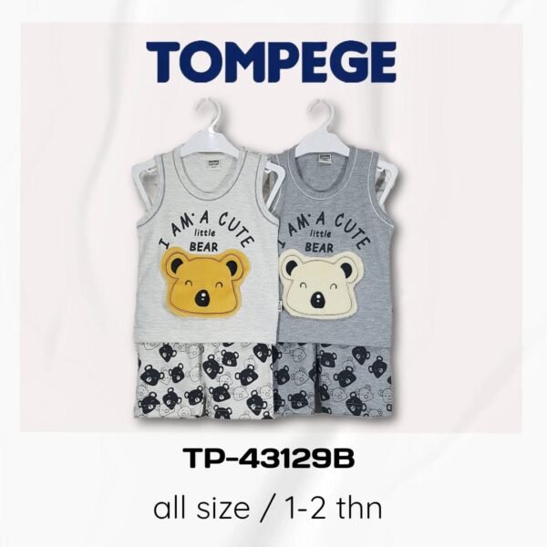 Setelan Singlet Anak Laki Cowok Tompege TP-43129B