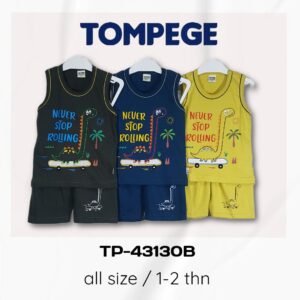 Setelan Singlet Anak Laki Cowok Tompege TP-43130B