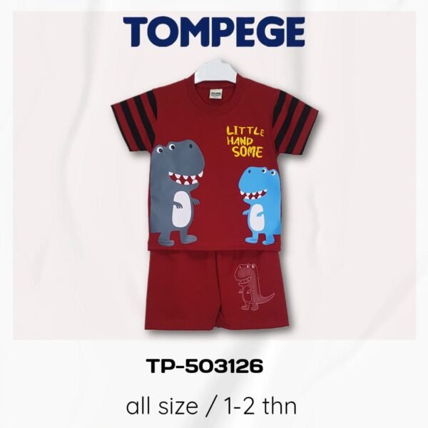 Tompege Setelan Oblong Kaos Anak Laki-Laki TP-503126 - Image 3