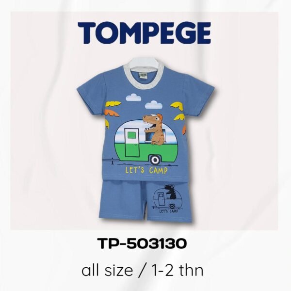 Tompege Setelan Oblong Kaos Anak Laki-Laki TP-503130 - Image 2