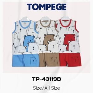 Setelan Singlet Anak Laki Cowok Tompege TP-43119B
