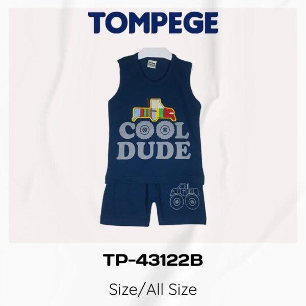 Setelan Singlet Anak Laki Cowok Tompege TP-43122B - Image 3