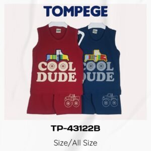 Setelan Singlet Anak Laki Cowok Tompege TP-43122B