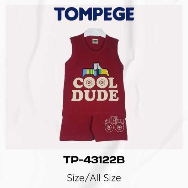 Setelan Singlet Anak Laki Cowok Tompege TP-43122B - Image 2